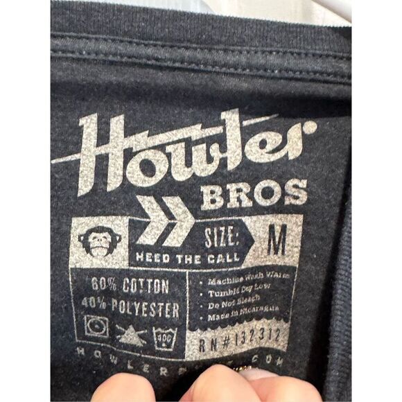 Howler Brothers Men's El Mono Buttery Soft Tee Shirt Men's Medium - Picture 5 of 10